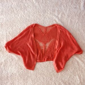 Orange Cardigan